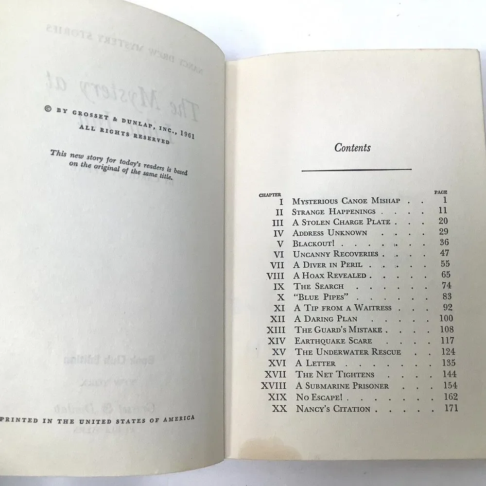 Old Nancy Drew The Mystery at Lilac Inn  Carolyn Keene 1961 Hardcover Vintage‎